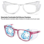cosycare Hydrating Dry Eyes Glasses with Soft Silicone Moisture Chambers and Moisture Circulation Pad for Dry Eyes Symptoms (Dar