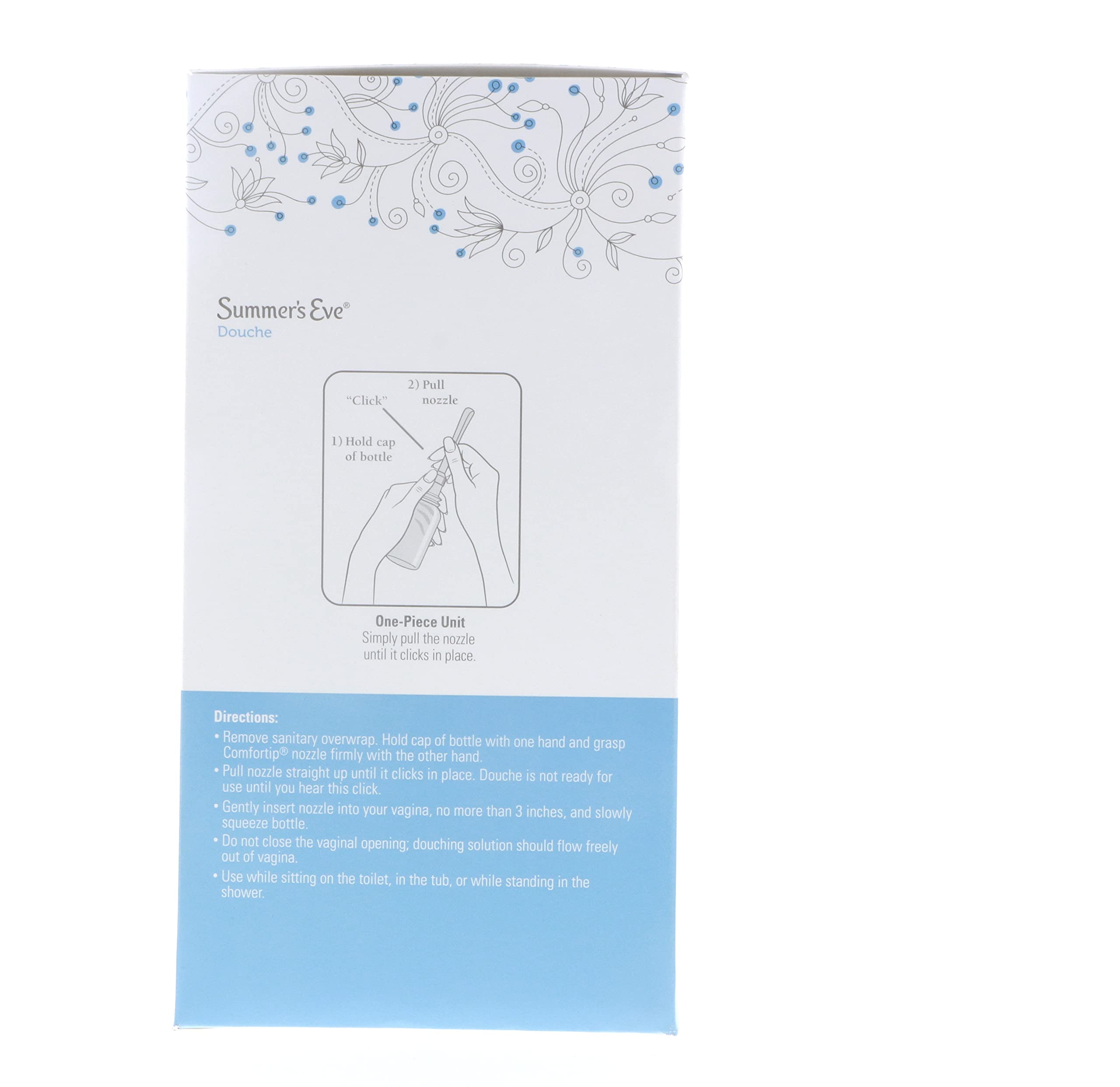Summer's Eve Extra Cleansing Douche Vinegar & Water, Feminine Wash,PH Balanced, Naturally Inspired, & Gynecologist Tested (Pack