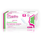 Organic Cotton Non Applicator Tampons - Super 16 Ct