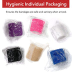 RISEN Cohesive Bandage 2x 5 Yards, 6 Rolls, Self Adherent Wrap Medical Tape, Adhesive Flexible Breathable First Aid Gauze Ideal