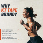 KT Tape, Dexcom G7 CGM Patch, Pro Extreme Water Resistant Adhesive, Ultra-Breathable Synthetic Fabric