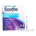 Soothe Preservative Free Lubricant Eye Drops, Long-Lasting Dry Eye Relief, Moisturizing & Comforting, Suitable for Sensitive Eye