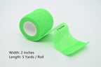 FEILIBAY 15 Pack Cohesive Wrap 2 Inches x 5 Yards Self Adherent Vet Tape for Pets, Elastic Self Adhesive Bandage Wrap for Sports