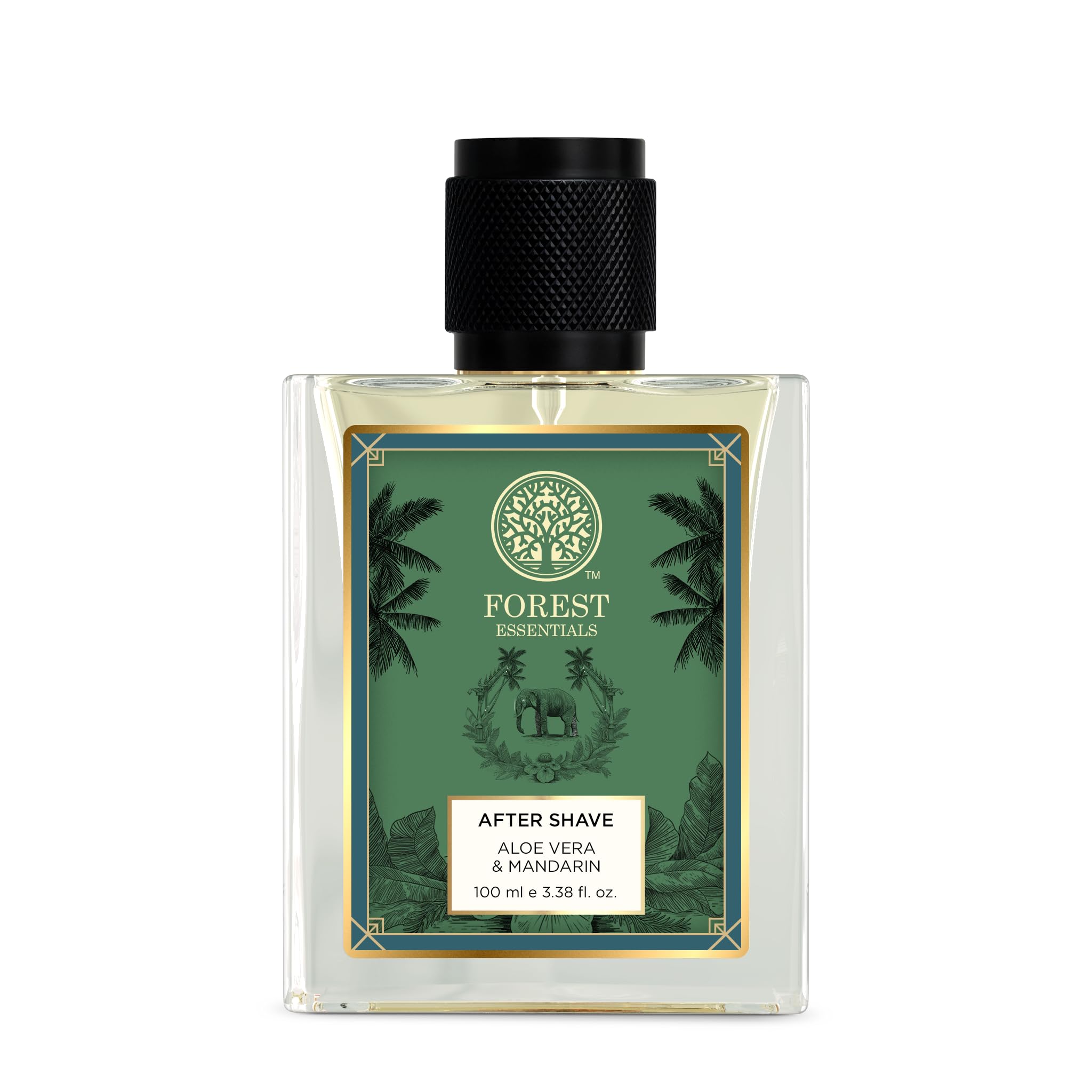 Forest Essentials Aftershave Spray With Aloe Vera & Mandarin | Ayurvedic Toner For Men | Refreshes & Soothes Skin With Neem