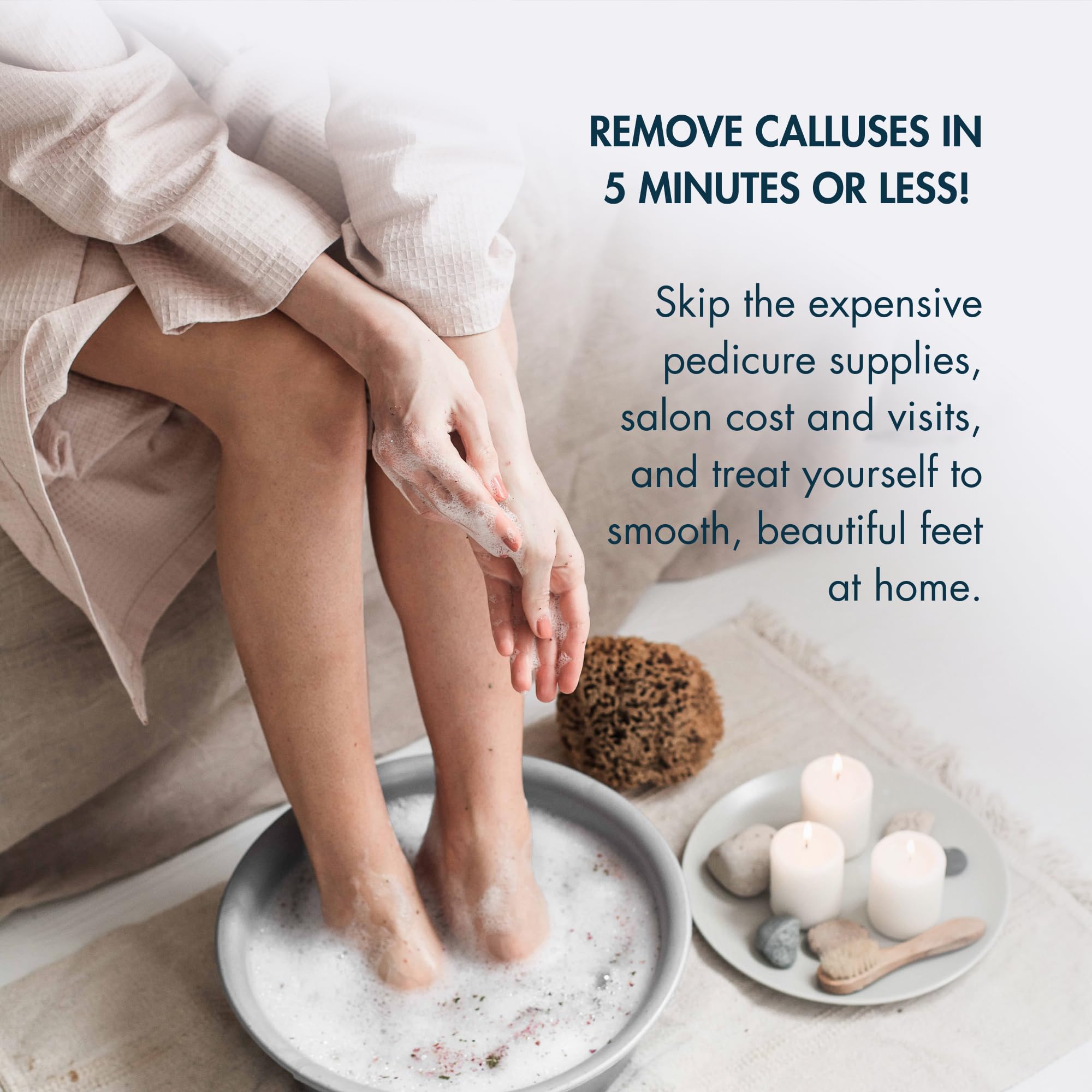 DeEnti Pumice Stones, Pack of 6 Professional Grade Pumice Stone for Feet, Salon Quality Foot Callus Remover, Double Sided Foot S