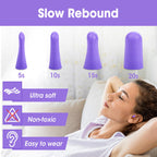 YesBes 35 Pairs Soft Foam Ear Plugs Bulk, NRR 32dB Ear Plugs for Sleeping Noise Cancelling, Ear Plugs for Concerts Swimming Shoo