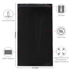 Trail Essentials Feminine Personal Disposal Bags- 100 Black Opaque Bags for Sanitary Disposal, with Purse Pouch. Discreet Dispos