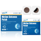 Hionfurt 16ct Motion Sickness Patches - Sea Sickness Patches for Cruise, Car, Airplane, and Other Travel - Non-Drowsy, Effective