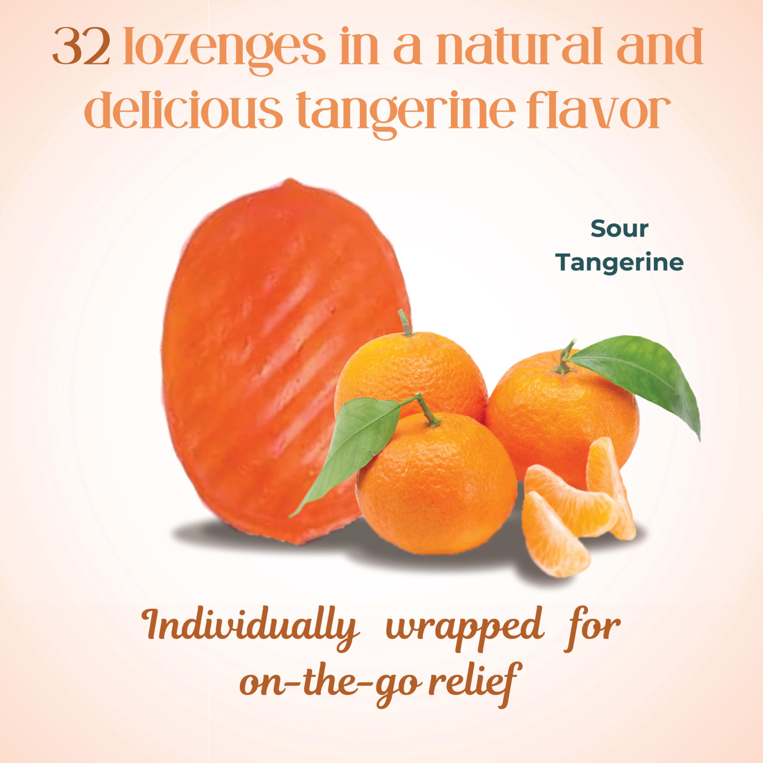 Preggie Pop Drops Pregnancy Nausea Relief Morning Sickness Candy with Essential Oils for Pregnant Women - Natural Sour Tangerine