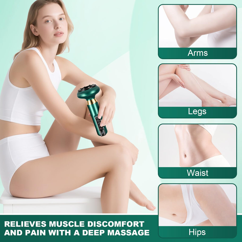 LOTPICK Anti Cellulite Massage Tool, Electric Cellulite Remover for Legs, Cellulites Massager with 12 Suction Modes, Cupping Mac