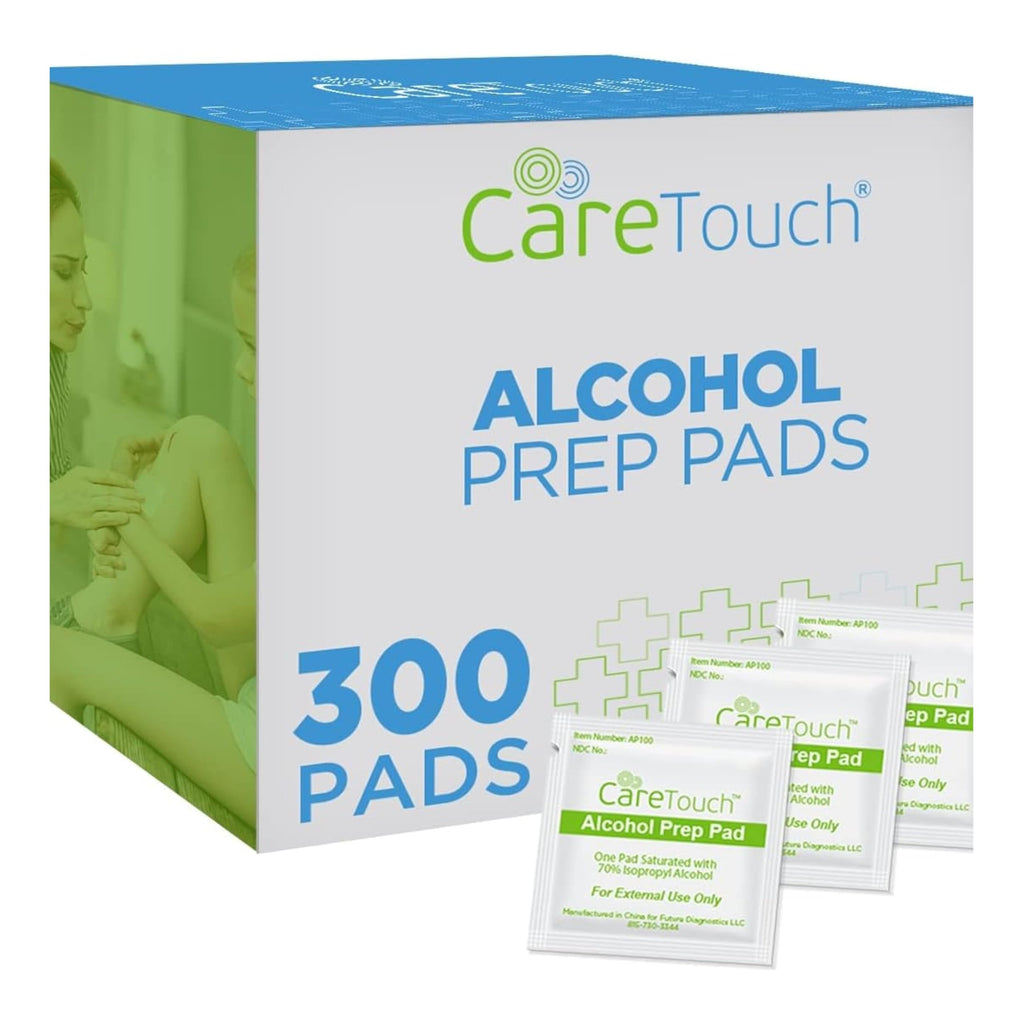 Alcohol Wipes | Individually Wrapped Alcohol Prep Pads with 70% Isopropyl Alcohol, Great for Medical & First Aid Kits | Sterile,
