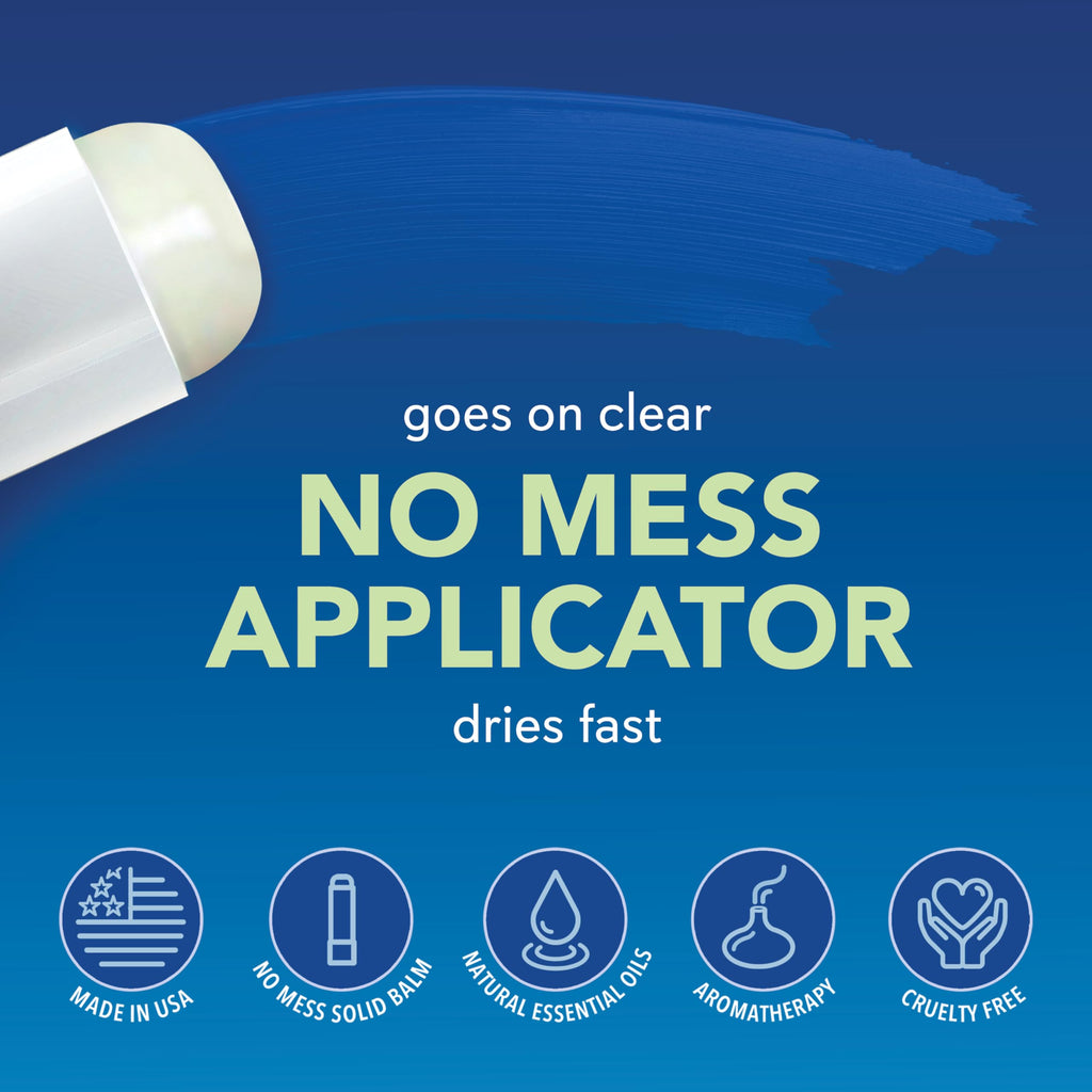 SinuCleanse Vapor Stick, Solid Balm - Portable, Non-Medicated, Soothing Vapors. No Mess, Quick Dry, Moisturizing Formula, 0.11 O