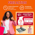 ifory Menstrual Patches, Heat Patches for Menstrual Cramps, Portable Period Cramps Heat Therapy Patches - 6 Pack Hot Compress Wa