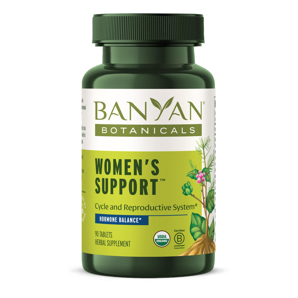 Banyan Botanicals Womens Support - Organic Herbal Tablets - Promotes a Healthy Female Reproductive System* - Supports Regular & 
