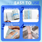 Transparent Dressing Adhesive Bandage Waterproof Bandage Clear Adhesive Bandages Stretch Tape for Tattoos Swimming (3.94 Inch x
