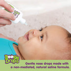 Boogie Baby Nasal Saline Drops Drops, Allergy Relief, Nasal Decongestant, Pack of 1, 2 Bottles Total