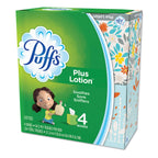 Puffs 34899CT Plus Lotion Facial Tissue, White, 1-Ply, 8 1/5-Inch x 8 2/5-Inch , 56/Box, 24/Carton