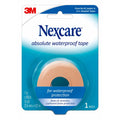 Nexcare Absolute Waterproof Tape, Flexible Foam Medical Tape, Secures Dressing and Keeps Wounds Dry - 1 In x 5 Yds, 1 Roll of Ta