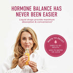 Hormone Balance Liquid Drops | With Black Cohosh, Stinging Nettle, Red Raspberry Leaf, Chasteberry & More | Menopause, Hot Flash