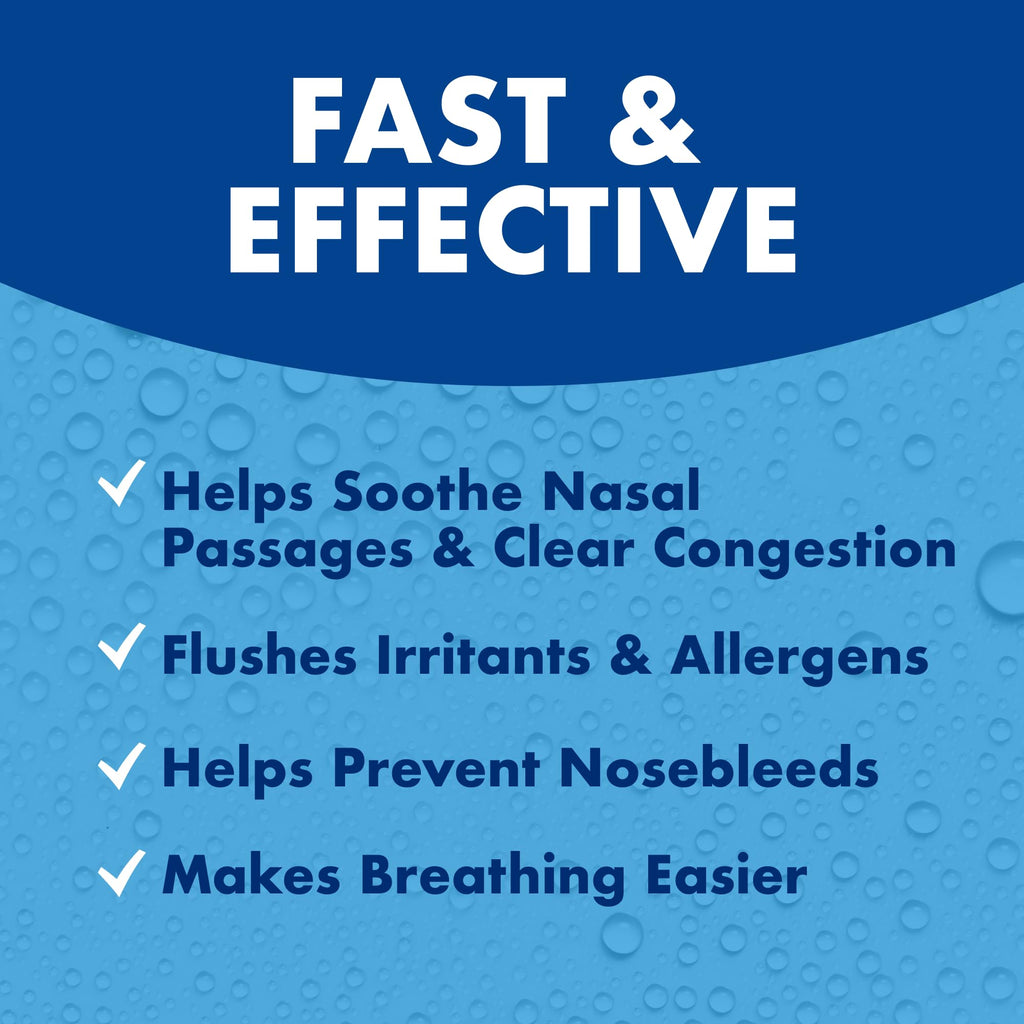 Arm & Hammer Simply Saline Daily Care Nasal Mist 4.4oz, Saline Nasal Spray, Drug-Free, 2-Pack