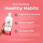 MaryRuth Organics Liquid Nighttime Multimineral | No Melatonin | Bedtime Routine | Magnesium Citrate | Calcium | Zinc | Vitamin
