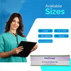 Safe n Simple No Sting Skin Prep Wipes - 100 Individual Ostomy Barrier Film 2.4 x 2.4 - Skin Barrier Film Wipes for Ostomy - Pr