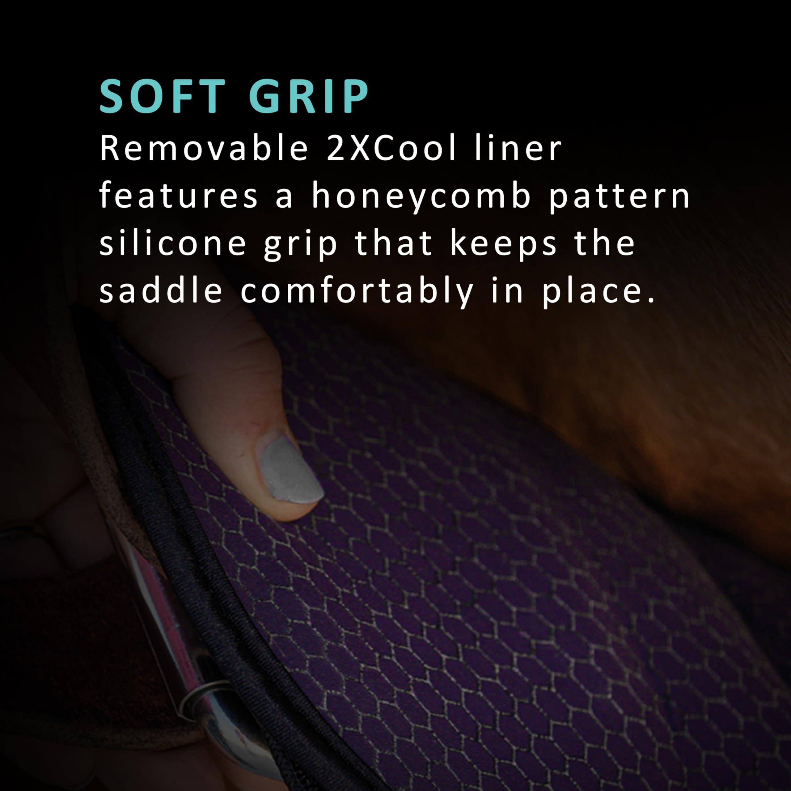 Professionals Choice 2XCOOL Cinch | Cooling Minerals Infused in Liner | V-Shaped Design for Pressure Distribution | Extra Paddi