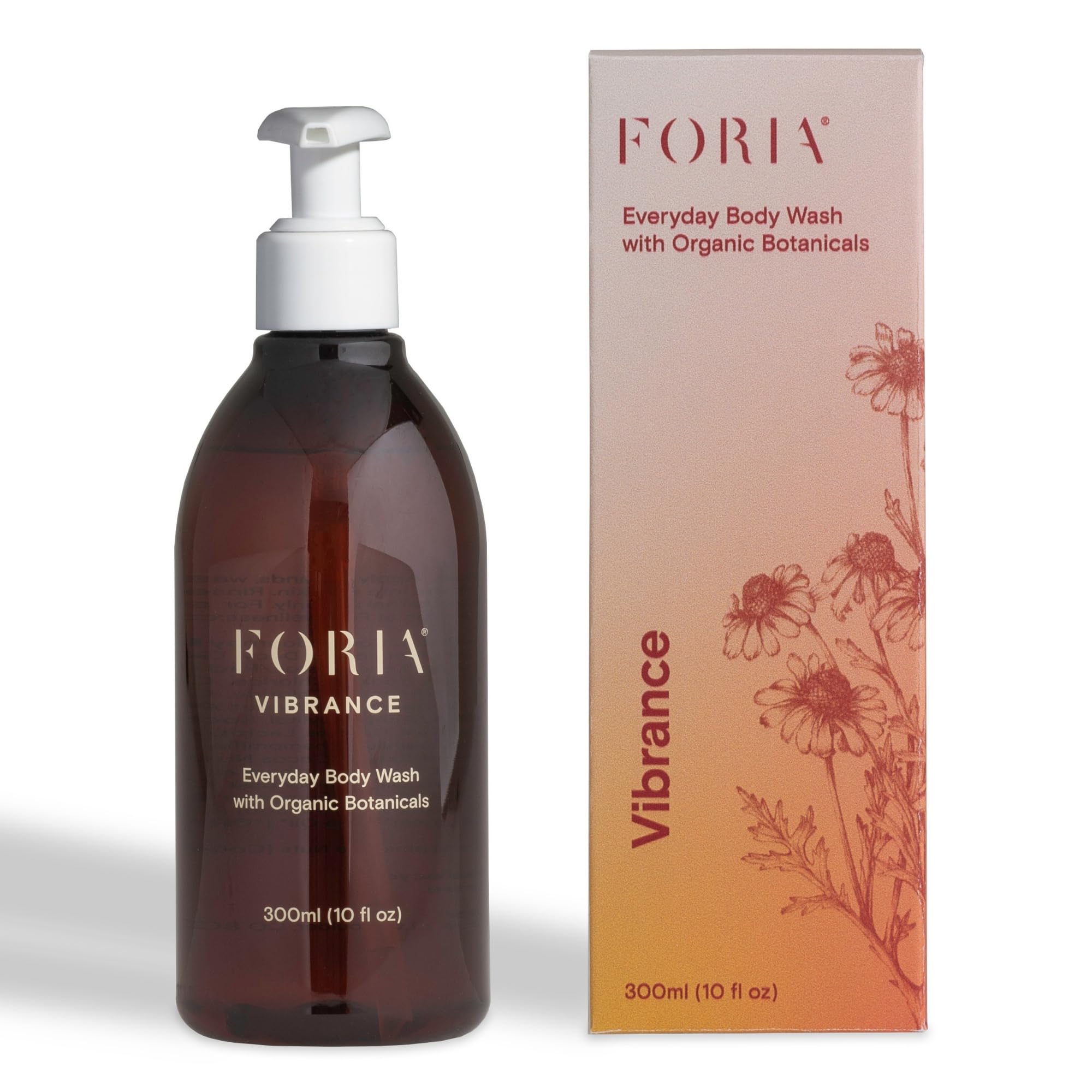 FORIA Everyday Body Wash | Organic, All-Natural, pH-Friendly Feminine Wash | Fragrance-Free with Probiotics | Sensitive Skin Saf