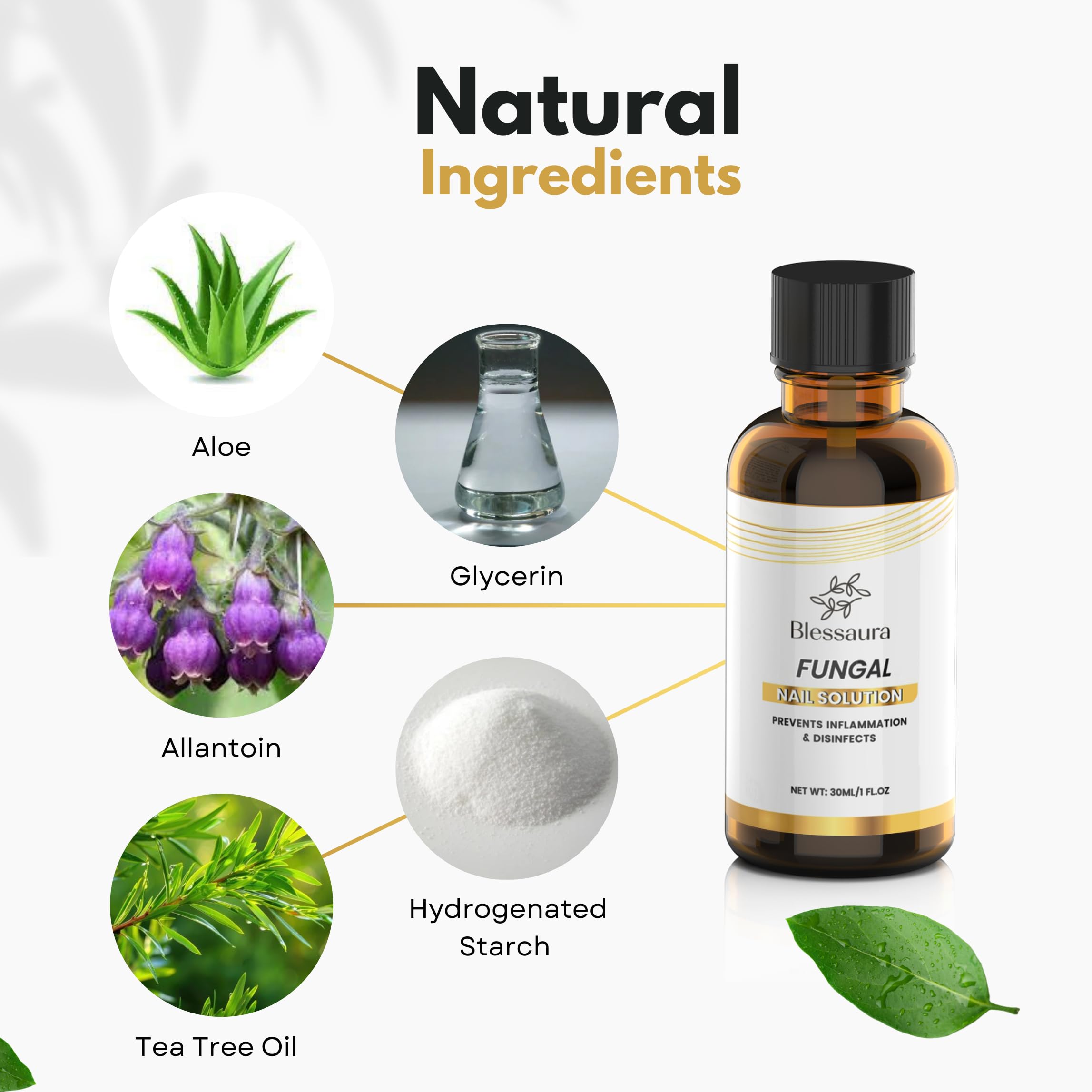 Toenail Fungus Treatment Extra Strength - Nail Repair Solution for Damaged, Thick, Discolored Nails - Natural Formula for Toenai