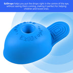 EziDrops Eye Drop Dispenser - Suitable for Nozzle Head Bottles Only - no More Involuntary Blinking and Fluids Wastage - Reusable