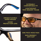 Illumin Night Driving Glasses Vector - Improve Road Safety with Outdoor Night Vision Lenses, Improved Contrast and Anti-glare