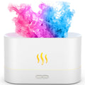 PIZAY Air Humidifier, Essential Oil Diffuser with Led Flame Light - 7 Colors, 180mL Capacity (8 Hours), Noiseless Operation, Aut