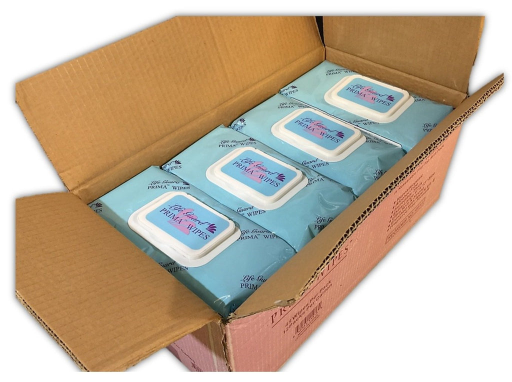Prima Wipes Adult Washcloths, Bulk 12 Pack Case with 48 Extra-Large 9x13 Wipes Per Pack