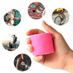 Gondiane 9 Pack 2 x 5 Yards Self Adhesive Bandage Wrap Self Stick Wrap for Ankle, Wrist, Finger, Sports, Breathable Cohesive Vet