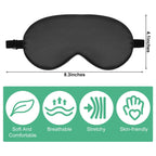 6 Pieces Natural Silk Sleep Mask Soft Eye Mask Adjustable Strap Blindfold Eyeshade Smooth Sleeping Mask Comfortable Sleep Eye Co