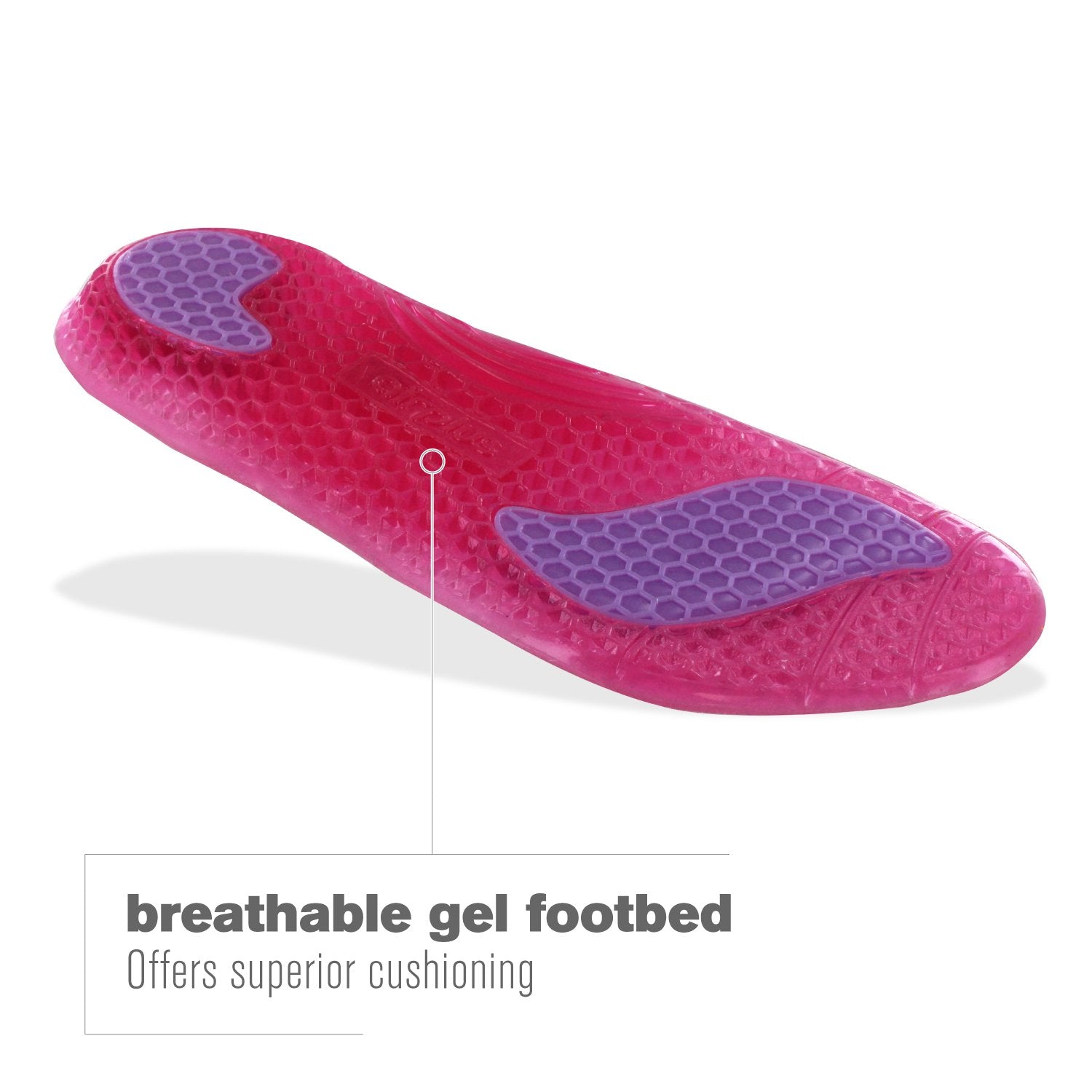 Airplus womens Womens shoe insoles, Pink, 5-11 US