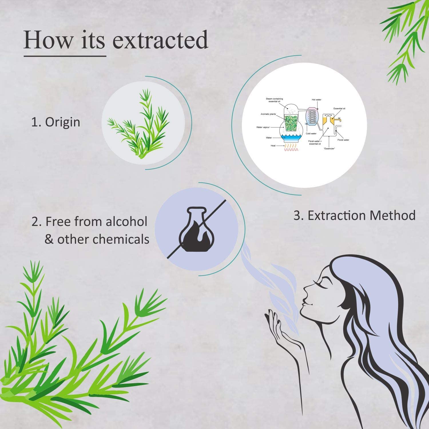 Florona Rosemary Essential Oil - 100% Pure & Natural - 4 oz, Rosemary Oil for Hair & Skin Care, Aromatherapy & Candle Making