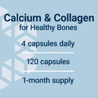 Life Extension Bone Strength Collagen Formula, Calcium Collagen chelate, Calcium fructoborate, Vitamin D3, Magnesium Citrate, Si