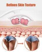 Cellulite Massage Roller - Anti-Cellulite Massager with Detachable Roller Handles for Thighs, Legs & Buttocks - Fascia Massage T