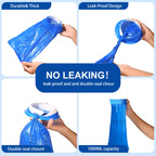 CDThinkingU Emesis Vomit Bags Disposable,100 Pack Barf Throw Up Bag for Car Adult& Kids- Leak Resistant 1000ML Portable Puke Thr
