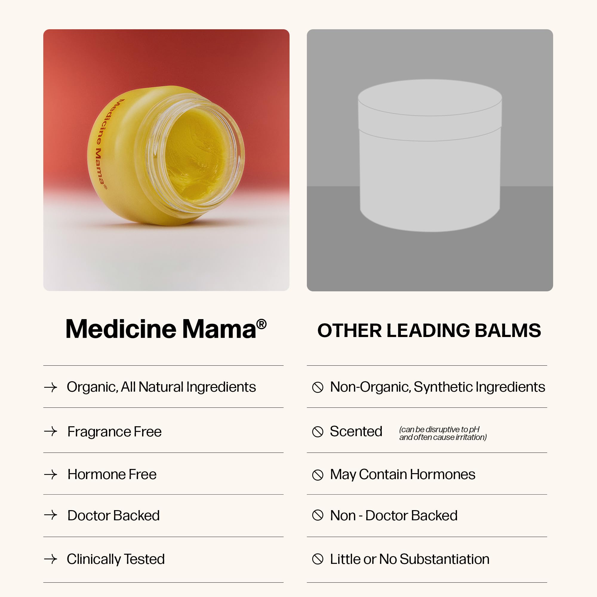 VMAGIC by Medicine Mama Organic Vulva Balm - Intimate Skin Care, Menopause Support - Relieves Feminine Dryness, Itching & Irrita
