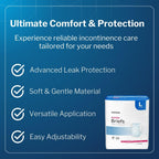 McKesson Super Briefs, [72 Count], Size L, 44-58 in. Incontinence Adult Diapers with Tabs, Moderate Absorbency, Unisex, Disposab