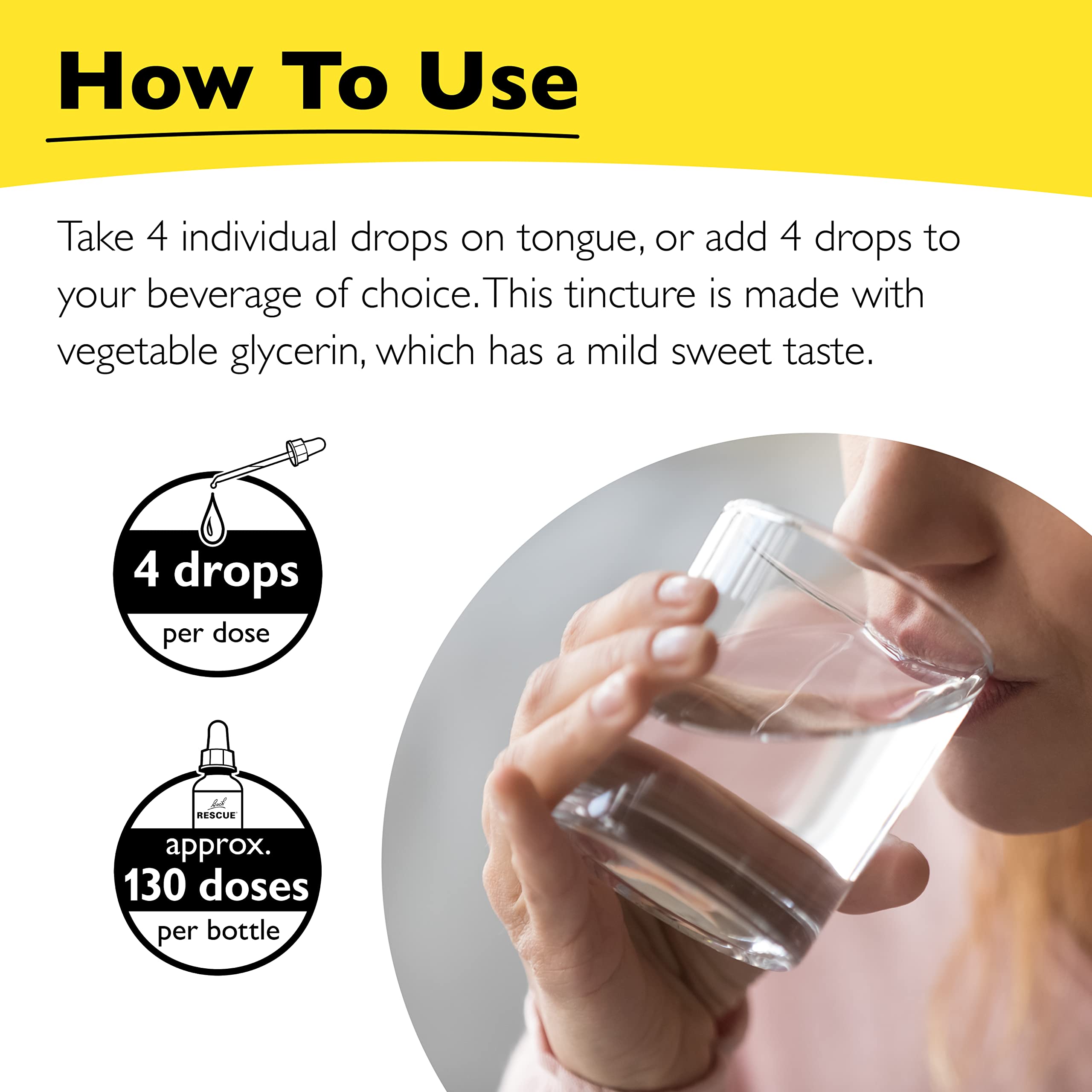 Bach RESCUE Remedy Dropper 20mL, Natural Stress Relief, Homeopathic Flower Essence, Vegan, Gluten & Sugar-Free, Non-Habit Formin