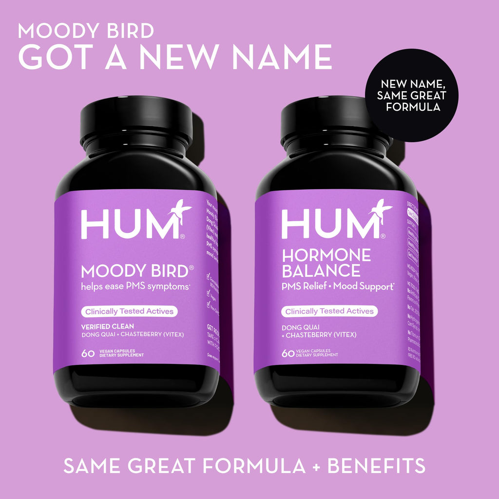 HUM Hormone Balance - Supplement for Womens Health - Support for Cramps, Cravings, Irritability & Hormonal Balance - Chasteberr