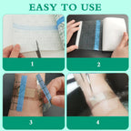 100 PCS Transparent Stretch Adhesive Bandage, Waterproof Clear Film Dressing Bandages, Adhesive Bandages Shower Shield Dressing