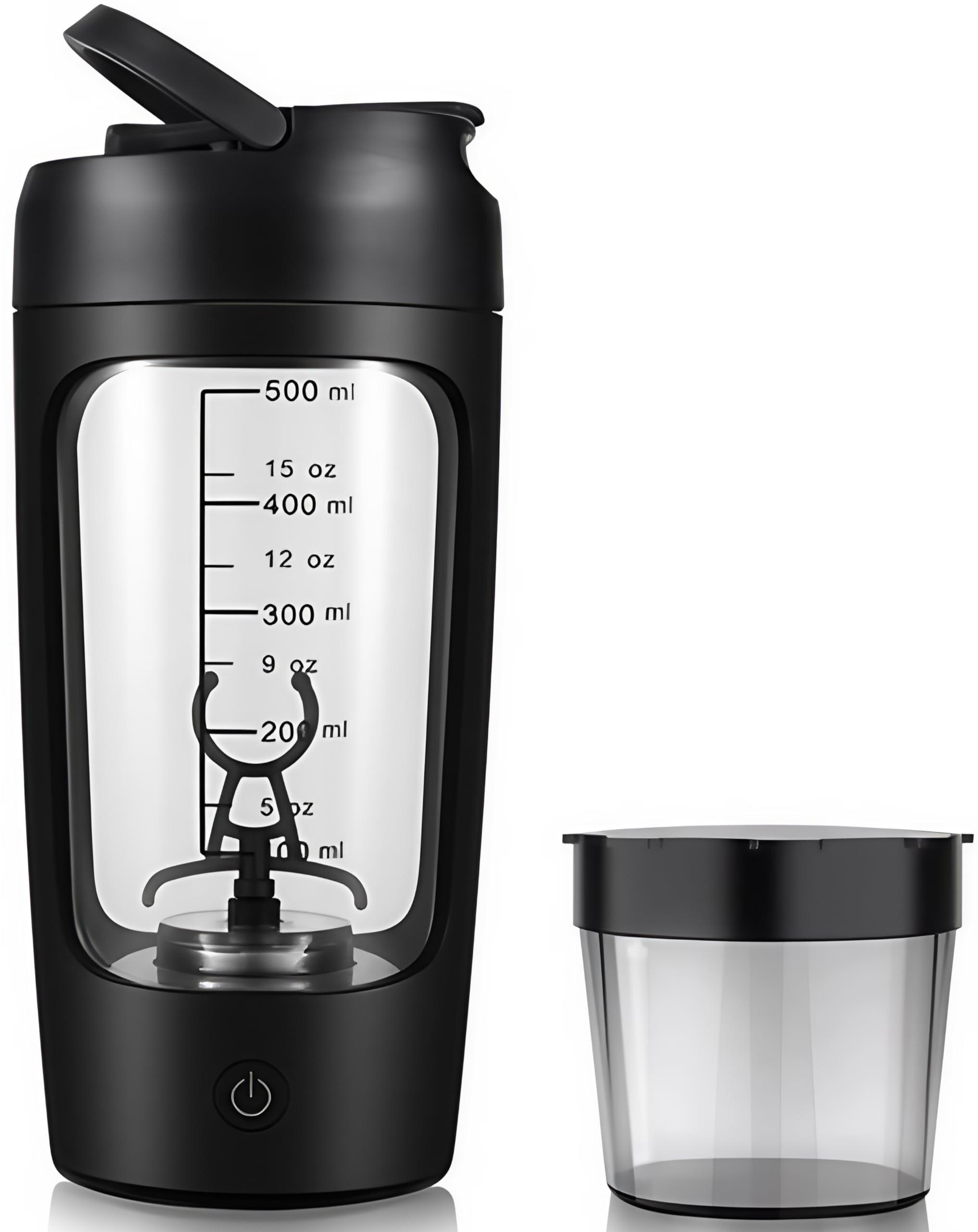 Burrdoff Performance Pro Electric Shaker For Gym (Made With Tritan), 7000 Rpm, Ipx7 Waterproof, Portable Mixer Cup With Storage 