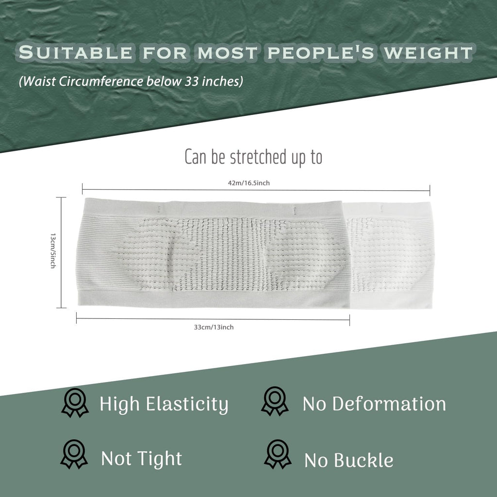AKIZUKI JOO Diabetic Waist Belt, Insulin Pump Belt with 4 Large Pockets - Breathable, GREY, MEDIUM