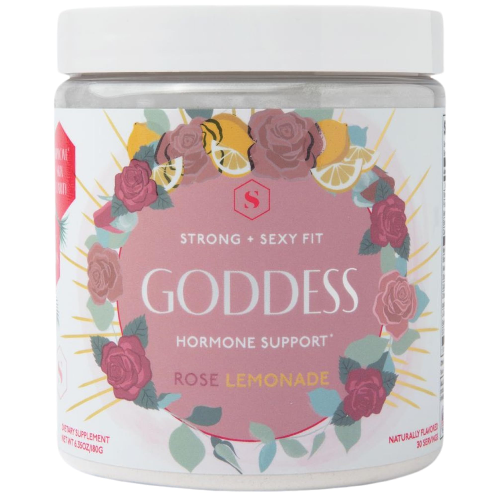 Strong + Sexy Fit Hormone Support Supplement, PMS & Menopause Support, with DIM, Inositol and Ingredients for Energy Support & H