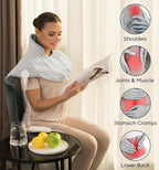 Neck & Shoulders Heating Wrap Lava, Mist Gray