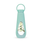 HOST Revive Water Bottle with Ergonomic Cut Out Soft Silicone Sleeve and Carrying Handle, Dishwasher Safe 16 Oz Mint Set of 1